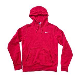 Nike Women's Size S Pullover Hoodie Red Sweater Comfort Casual Essential